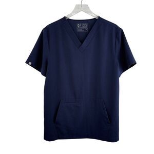 Figs Technical Collection Pacora Kangaroo Phone Pocket Scrub Top Medium